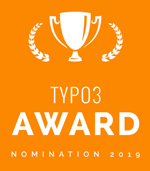 Nominierung TYPO3 Award 2019